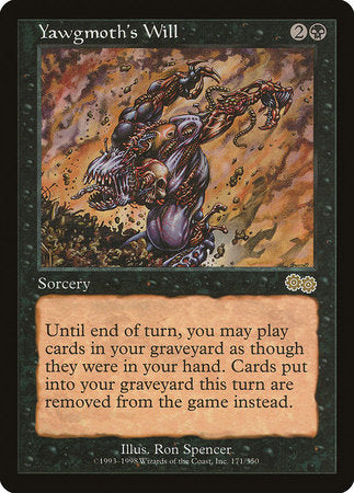 Yawgmoth's Will [Urza's Saga] | Good Games Cannington