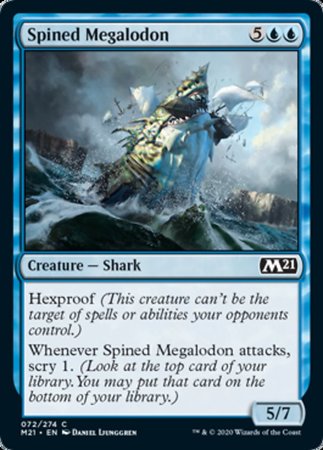 Spined Megalodon [Core Set 2021] | Good Games Cannington