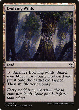 Evolving Wilds [Duel Decks: Zendikar vs. Eldrazi] | Good Games Cannington