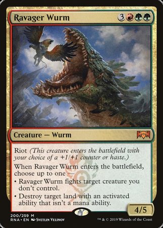 Ravager Wurm [Ravnica Allegiance] | Good Games Cannington