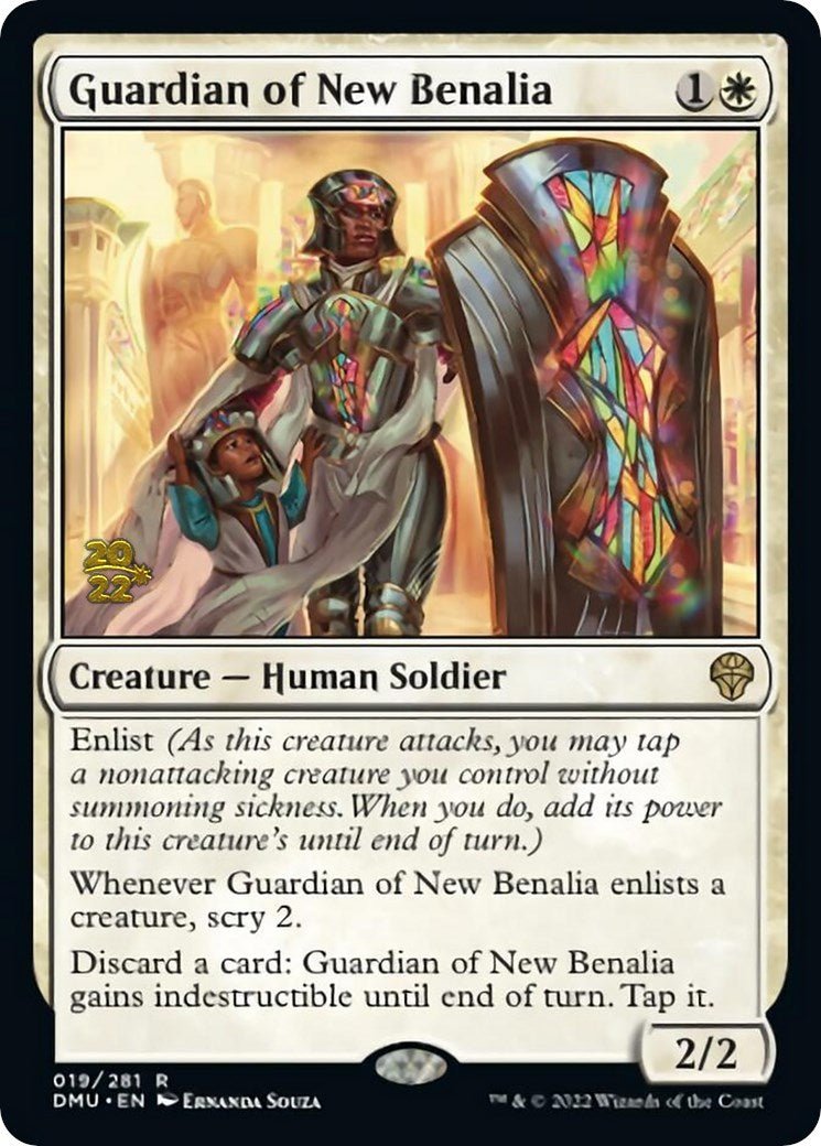 Guardian of New Benalia [Dominaria United Prerelease Promos] | Good Games Cannington