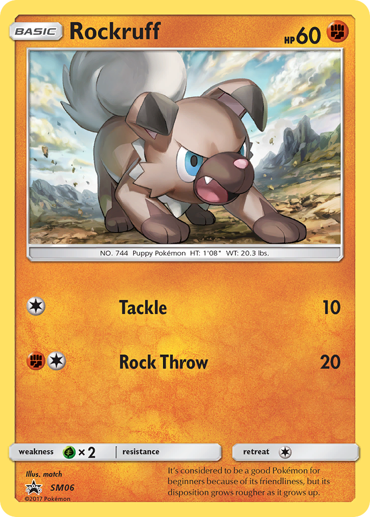 Rockruff (SM06) [Sun & Moon: Black Star Promos] | Good Games Cannington