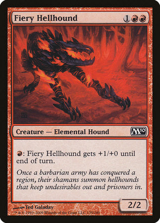 Fiery Hellhound [Magic 2010] | Good Games Cannington