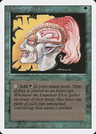 Llanowar Elves [Revised Edition] | Good Games Cannington
