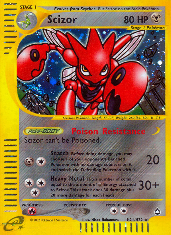 Scizor (H21/H32) [Aquapolis] | Good Games Cannington