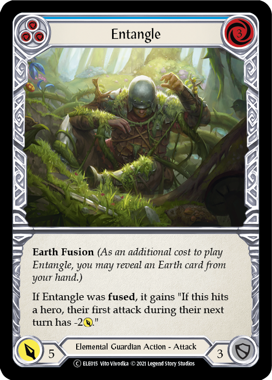 Entangle (Blue) [U-ELE015] Unlimited Rainbow Foil | Good Games Cannington