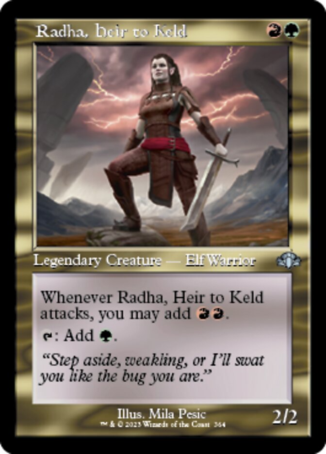 Radha, Heir to Keld (Retro) [Dominaria Remastered] | Good Games Cannington