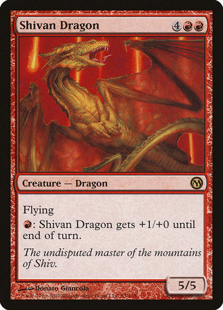 Shivan Dragon [Duels of the Planeswalkers] | Good Games Cannington