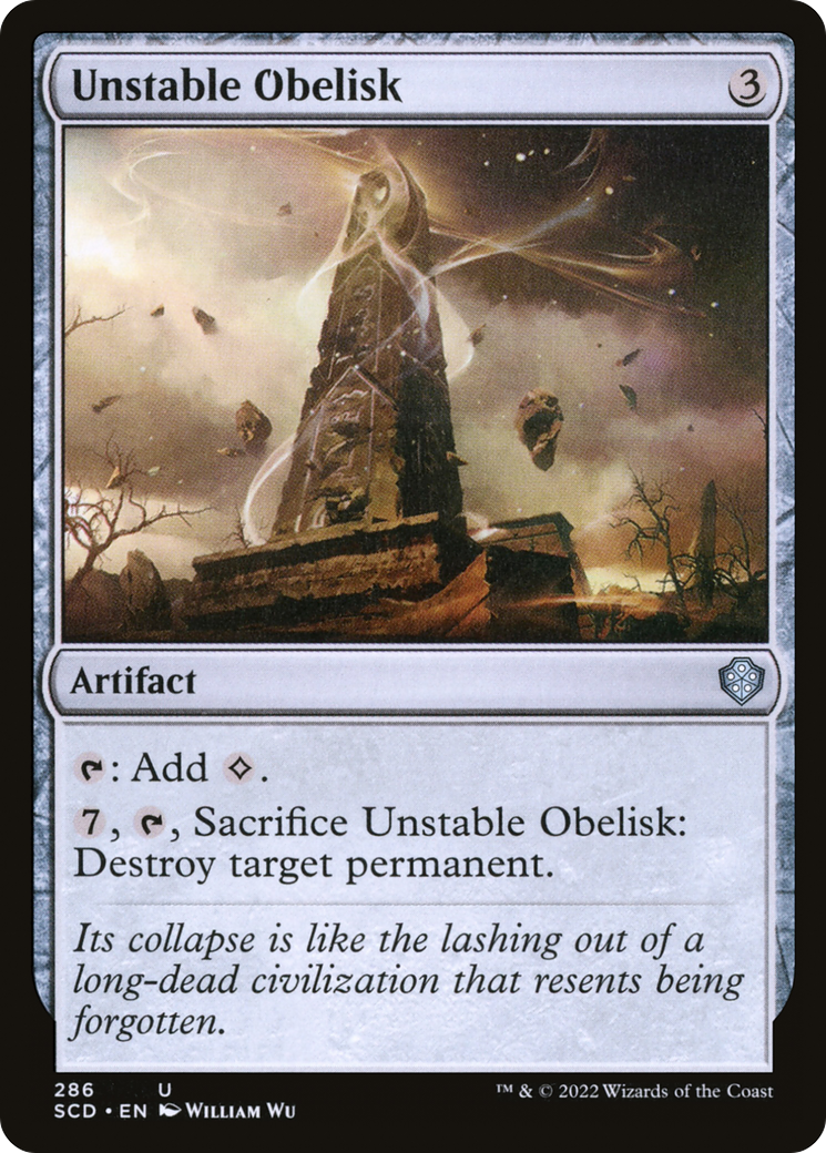 Unstable Obelisk [Starter Commander Decks] | Good Games Cannington
