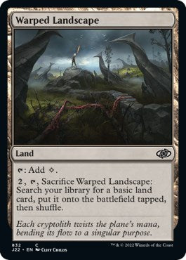 Warped Landscape [Jumpstart 2022] | Good Games Cannington