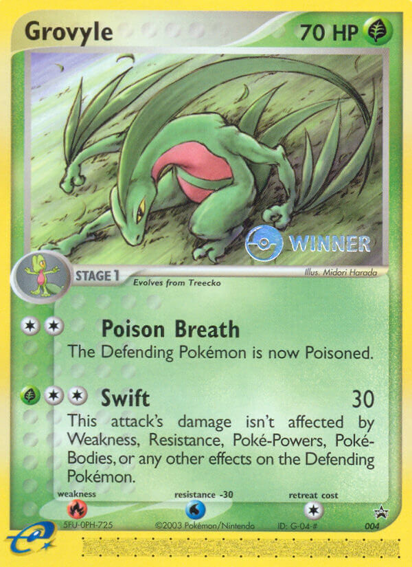 Grovyle (004) [Nintendo: Black Star Promos] | Good Games Cannington