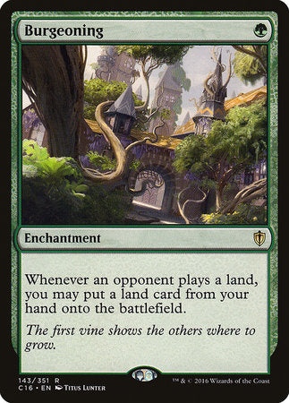 Burgeoning [Commander 2016] | Good Games Cannington