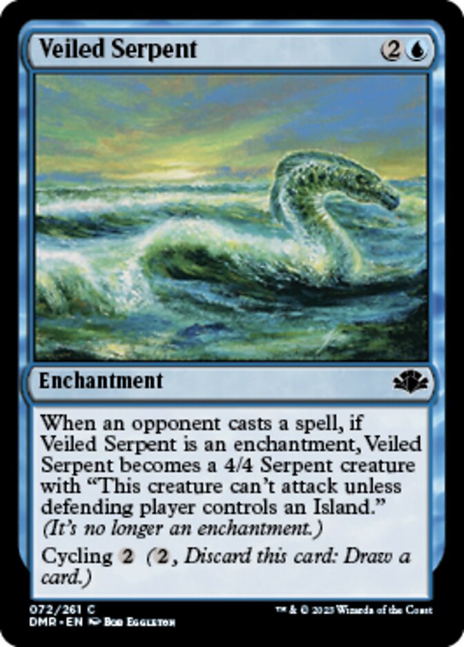Veiled Serpent [Dominaria Remastered] | Good Games Cannington