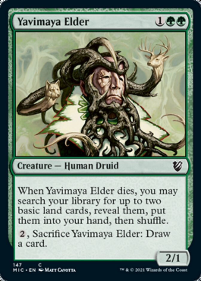 Yavimaya Elder [Innistrad: Midnight Hunt Commander] | Good Games Cannington