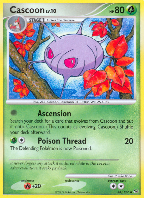 Cascoon (44/127) [Platinum: Base Set] | Good Games Cannington
