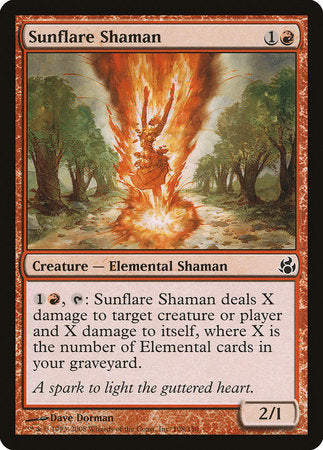 Sunflare Shaman [Morningtide] | Good Games Cannington