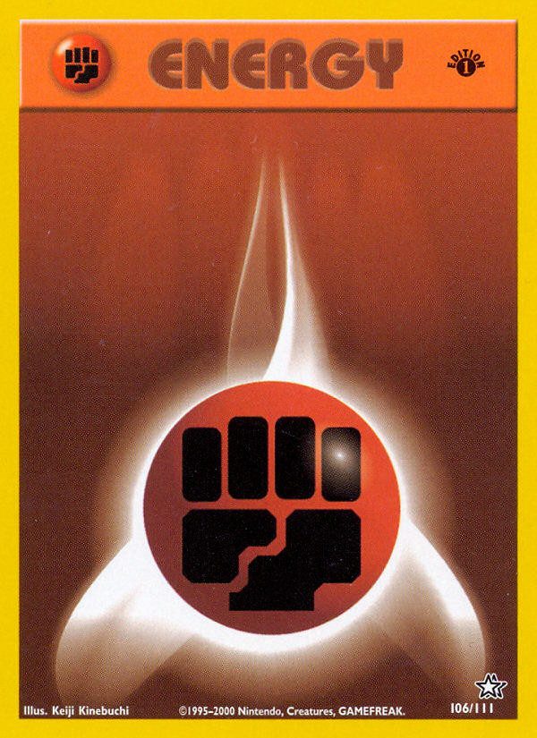 Fighting Energy (106/111) [Neo Genesis 1st Edition] | Good Games Cannington