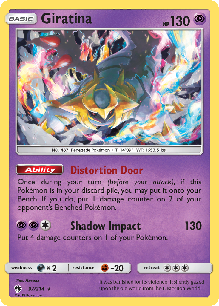 Giratina (97/214) [Sun & Moon: Lost Thunder] | Good Games Cannington
