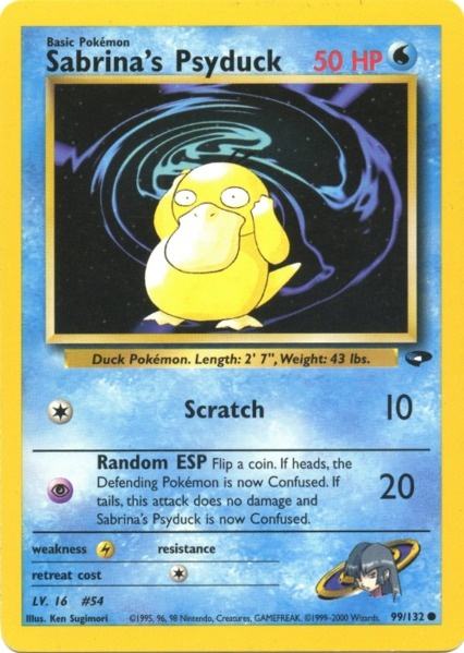 Sabrina's Psyduck (99/132) [Gym Challenge Unlimited] | Good Games Cannington