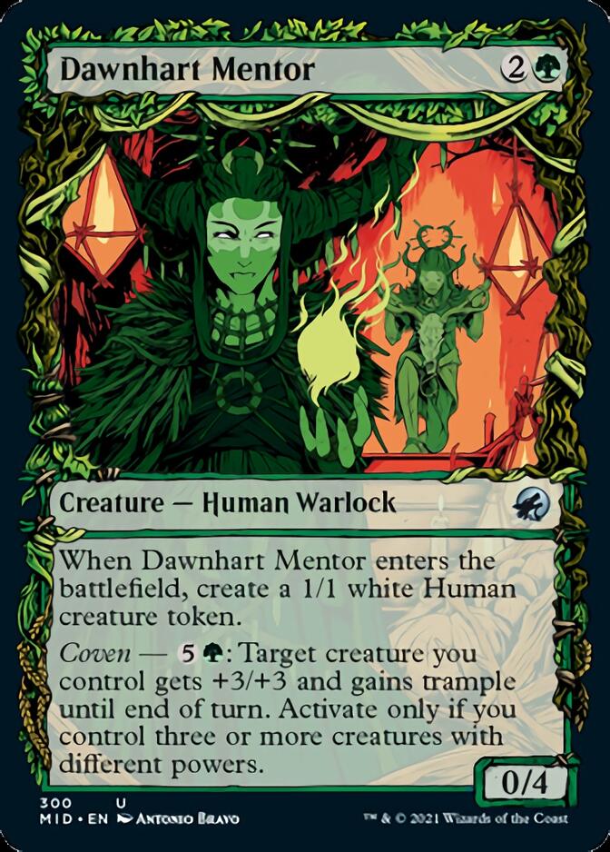 Dawnhart Mentor (Showcase Equinox) [Innistrad: Midnight Hunt] | Good Games Cannington