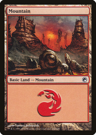 Mountain (242) [Scars of Mirrodin] | Good Games Cannington
