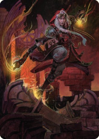 Jaya, Fiery Negotiator Art Card 2 [Dominaria United Art Series] | Good Games Cannington