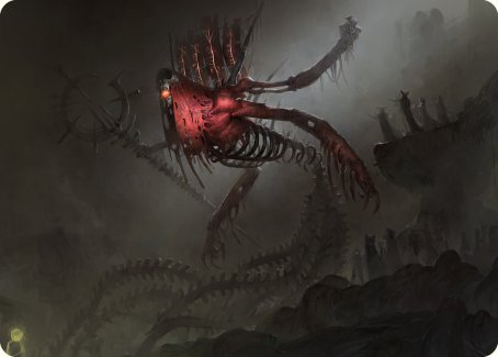 Drivnod, Carnage Dominus Art Card [Phyrexia: All Will Be One Art Series] | Good Games Cannington