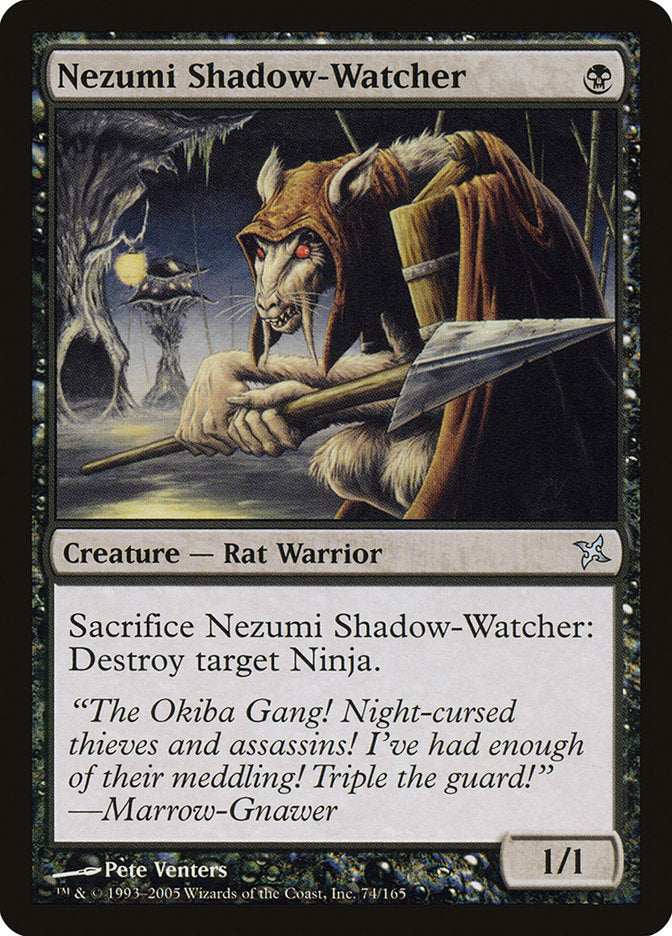 Nezumi Shadow-Watcher [Betrayers of Kamigawa] | Good Games Cannington