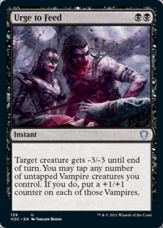 Urge to Feed [Innistrad: Crimson Vow Commander] | Good Games Cannington