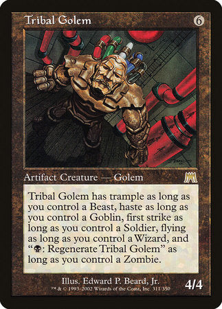 Tribal Golem [Onslaught] | Good Games Cannington