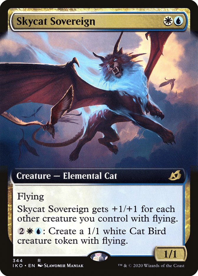Skycat Sovereign (Extended Art) [Ikoria: Lair of Behemoths] | Good Games Cannington