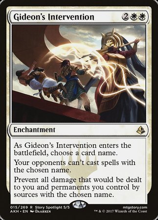 Gideon's Intervention [Amonkhet] | Good Games Cannington
