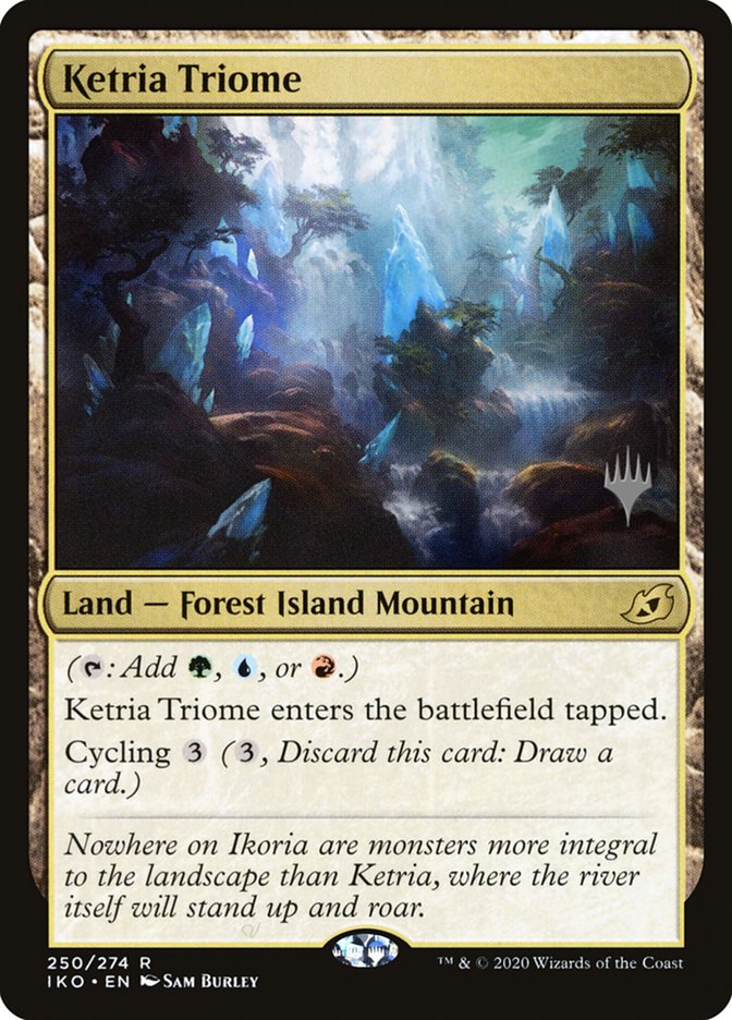 Ketria Triome (Promo Pack) [Ikoria: Lair of Behemoths Promos] | Good Games Cannington