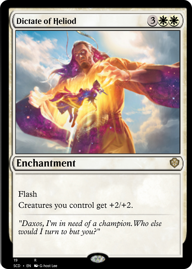 Dictate of Heliod [Starter Commander Decks] | Good Games Cannington
