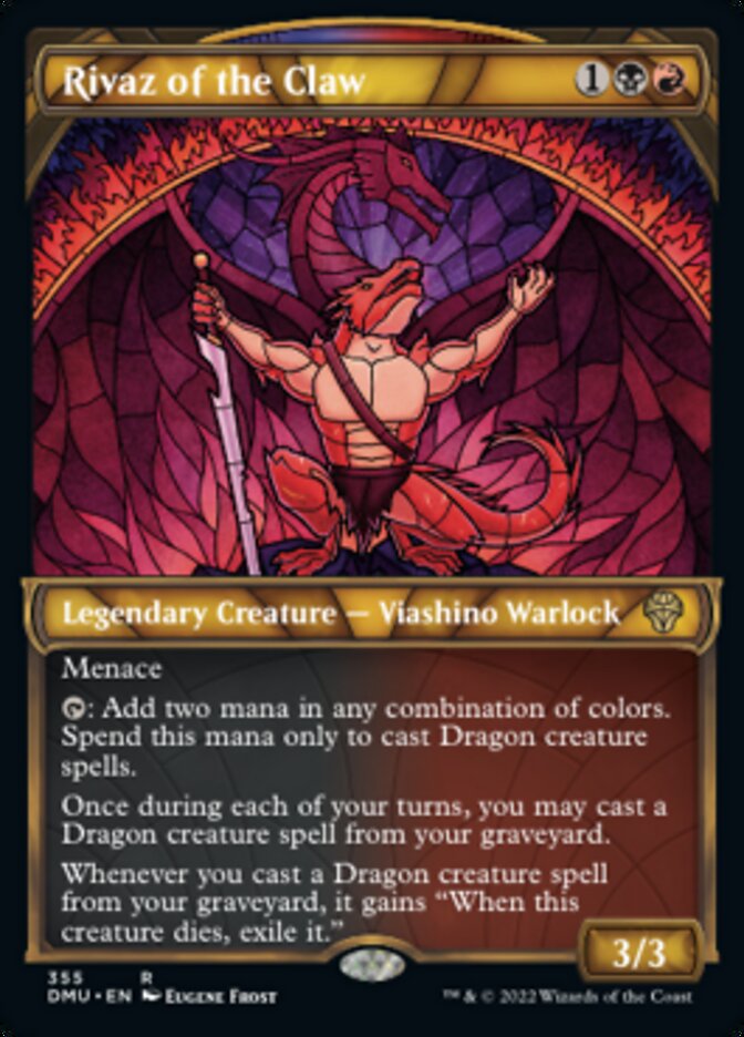 Rivaz of the Claw (Showcase Textured) [Dominaria United] | Good Games Cannington