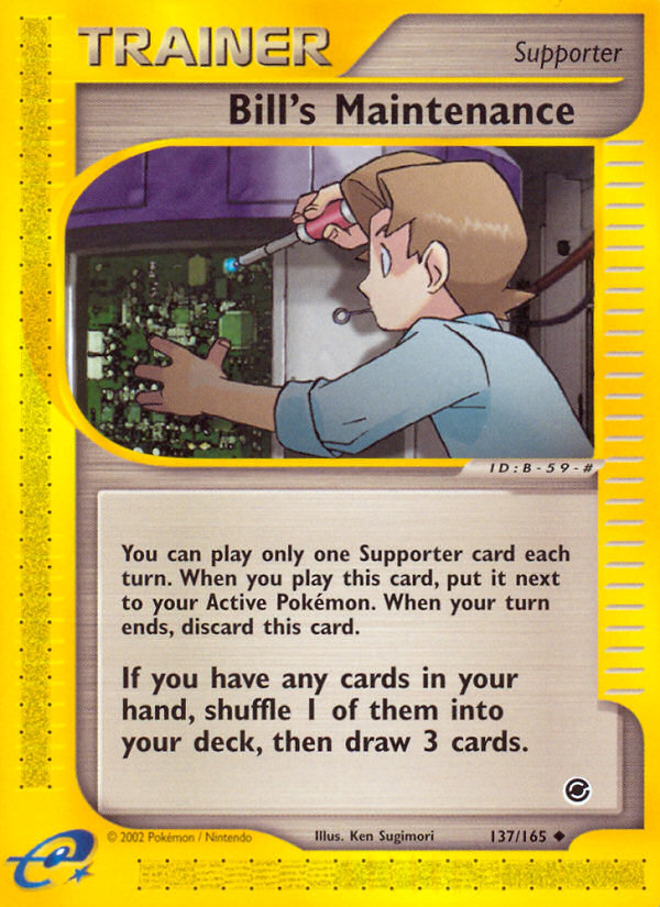 Bill's Maintenance (137/165) [Expedition: Base Set] | Good Games Cannington