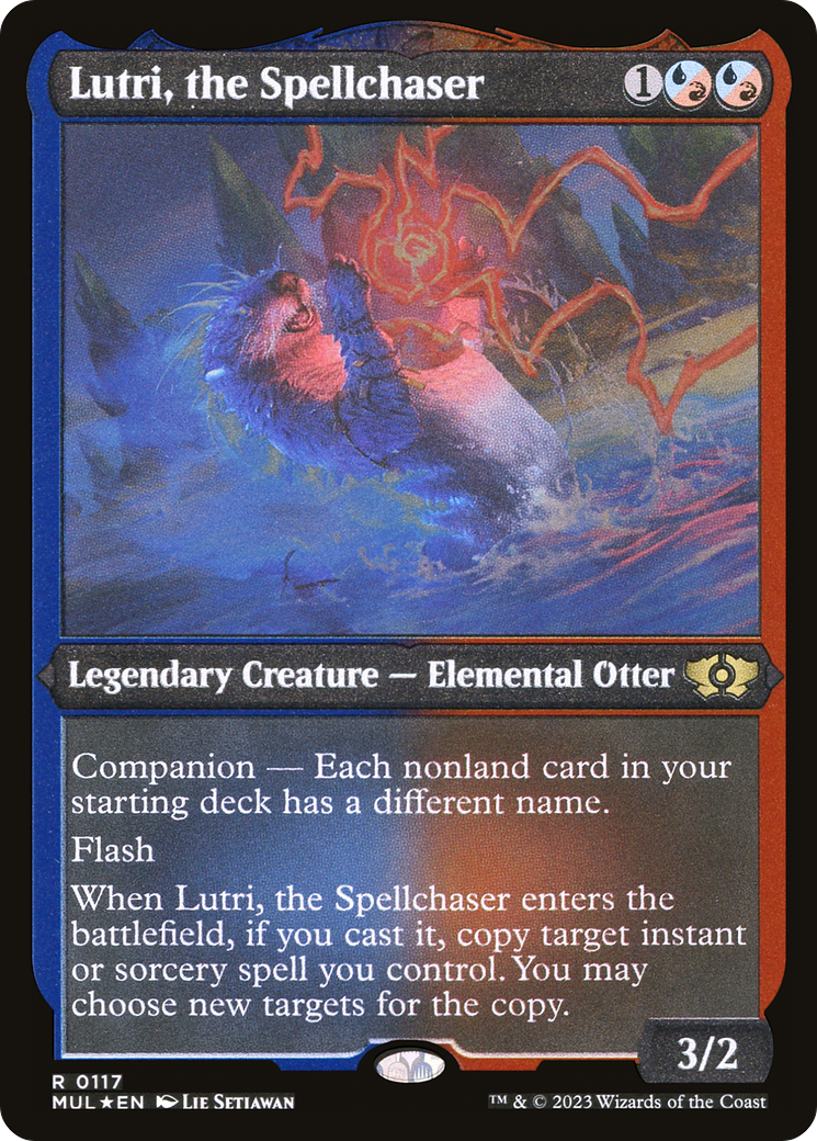 Lutri, the Spellchaser (Foil Etched) [Multiverse Legends] | Good Games Cannington