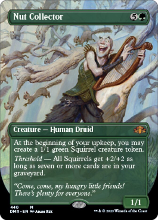 Nut Collector (Borderless Alternate Art) [Dominaria Remastered] | Good Games Cannington