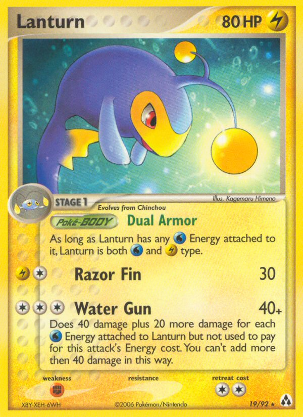 Lanturn (19/92) [EX: Legend Maker] | Good Games Cannington
