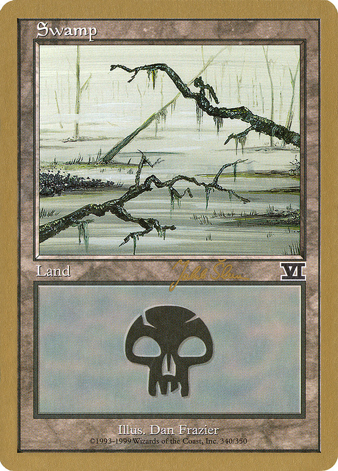 Swamp (js340b) (Jakub Slemr) [World Championship Decks 1999] | Good Games Cannington