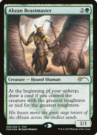 Abzan Beastmaster [Friday Night Magic 2015] | Good Games Cannington