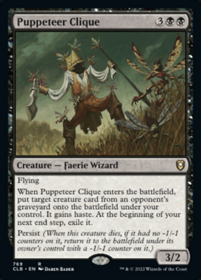 Puppeteer Clique [Commander Legends: Battle for Baldur's Gate] | Good Games Cannington