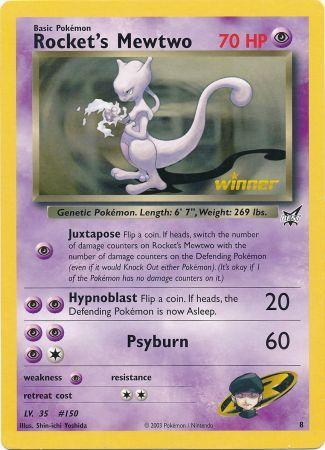 Rocket's Mewtwo (8) (Jumbo Card) [Best of Promos] | Good Games Cannington