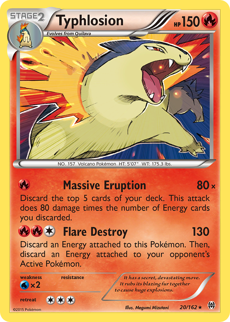 Typhlosion (20/162) [XY: BREAKthrough] | Good Games Cannington