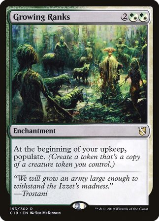 Growing Ranks [Commander 2019] | Good Games Cannington