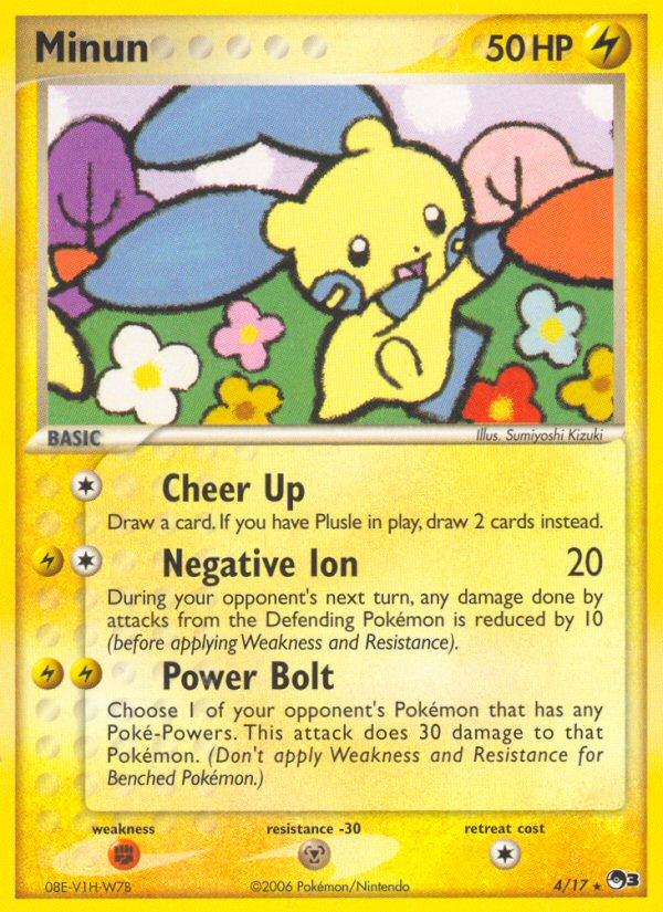 Minun (4/17) [POP Series 3] | Good Games Cannington