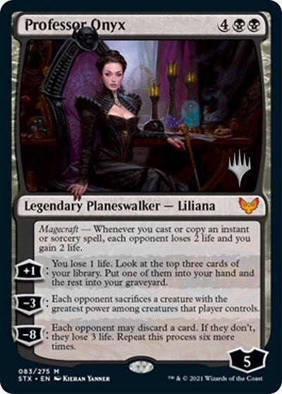 Professor Onyx (Promo Pack) [Strixhaven: School of Mages Promos] | Good Games Cannington