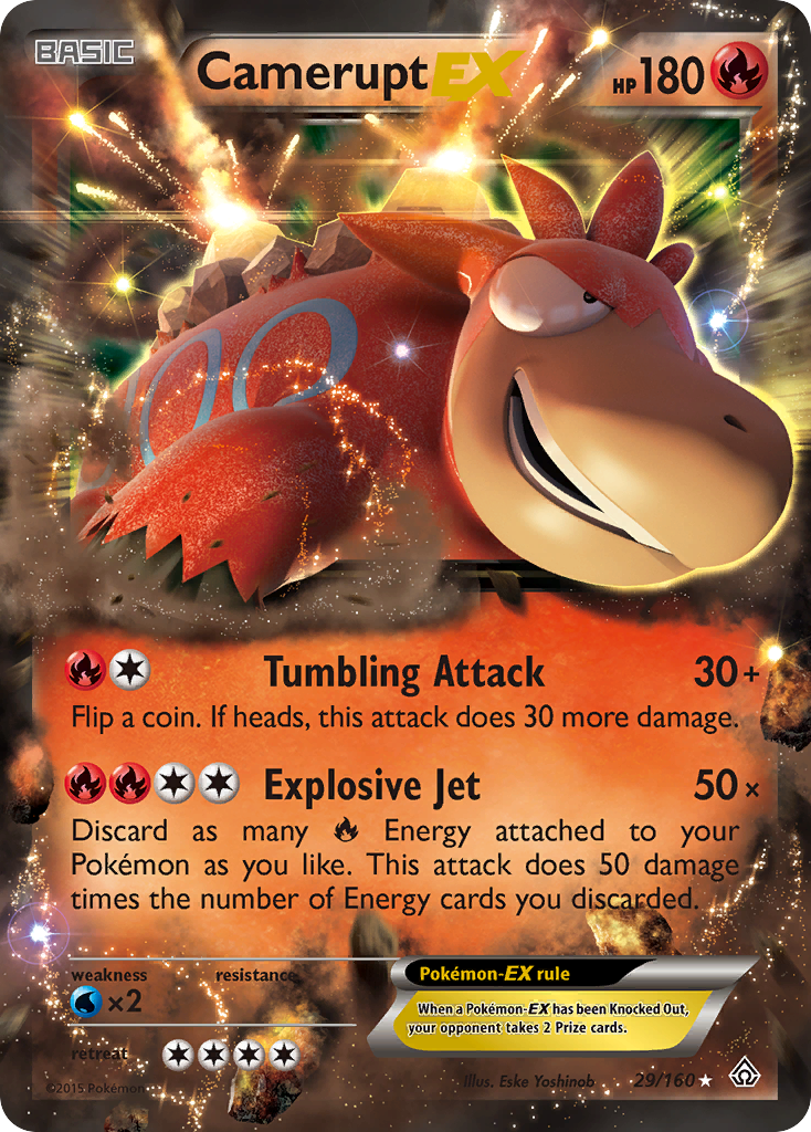 Camerupt EX (29/160) [XY: Primal Clash] | Good Games Cannington