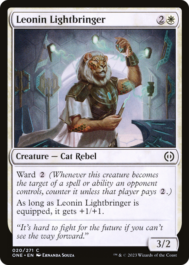 Leonin Lightbringer [Phyrexia: All Will Be One] | Good Games Cannington