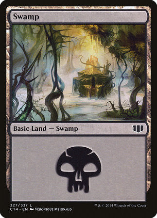 Swamp (327) [Commander 2014] | Good Games Cannington